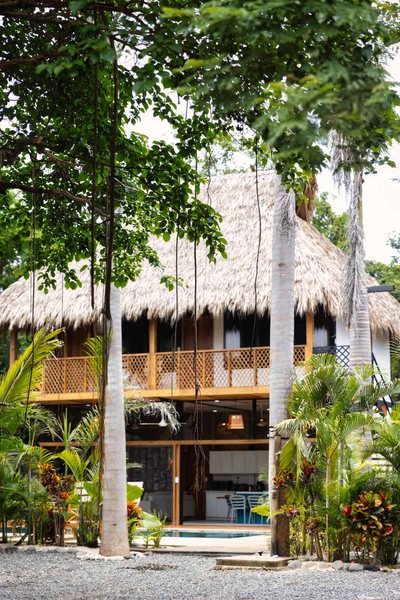 The grounds at Johnny's Beach Bungalow, Playa Avellanas